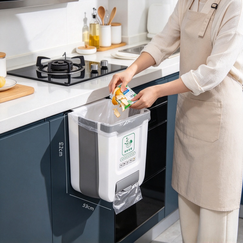 Wall-Mounted Collapsible 10L S - Commercial Kitchen Bin 评论和价格