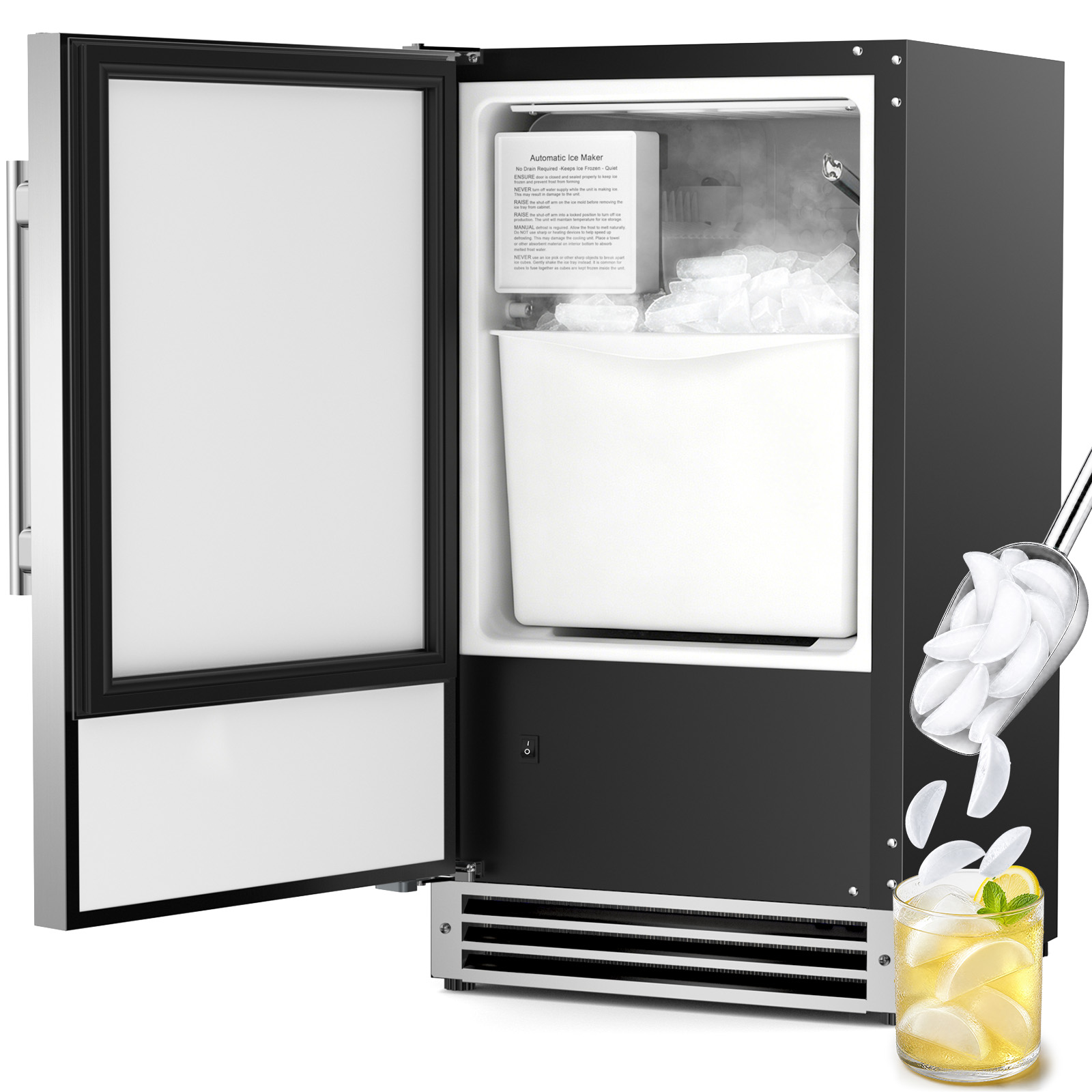 Under Counter Ice Maker, Cresc - Commercial Kitchen Bin 评论和价格