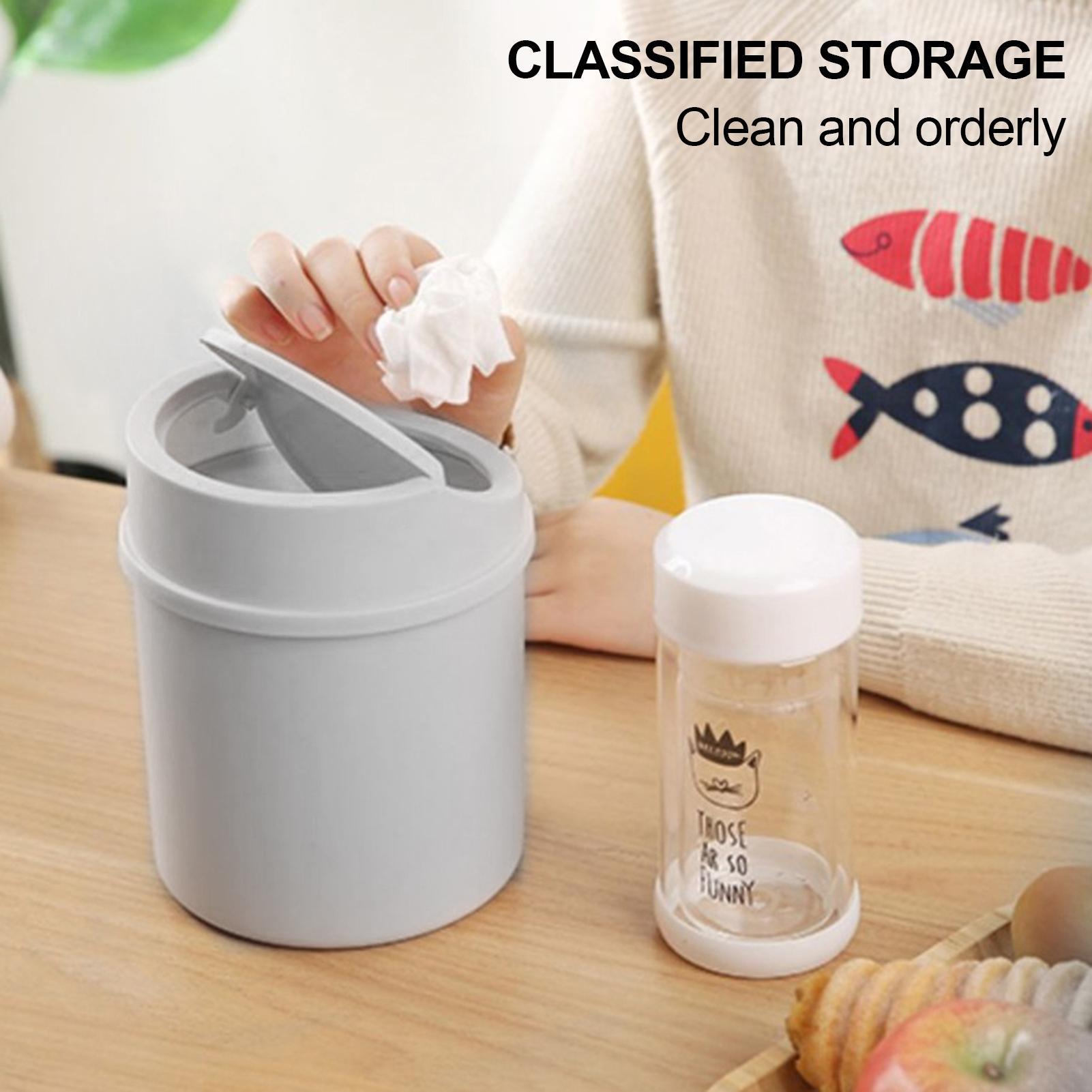 1Pc Mini Waste Bin Trash Can w - Commercial Kitchen Bin 评论和价格