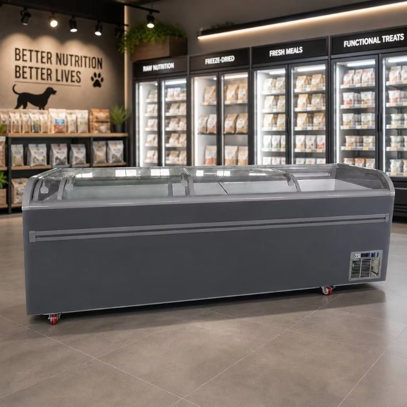 Glass Top Chest Freezer With R - Commercial Chest Freezer 评论和价格