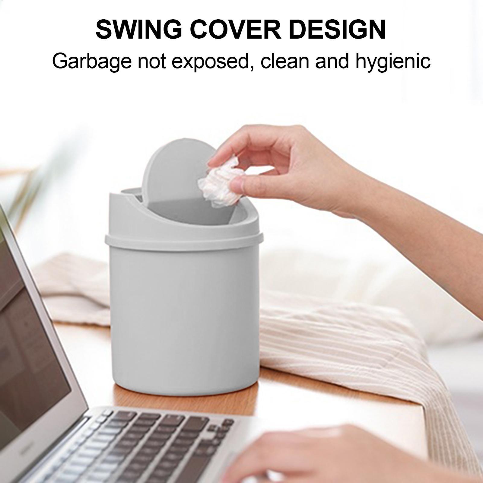 1Pc Desktop Mini Trash Can Wit - Commercial Kitchen Bin 评论和价格